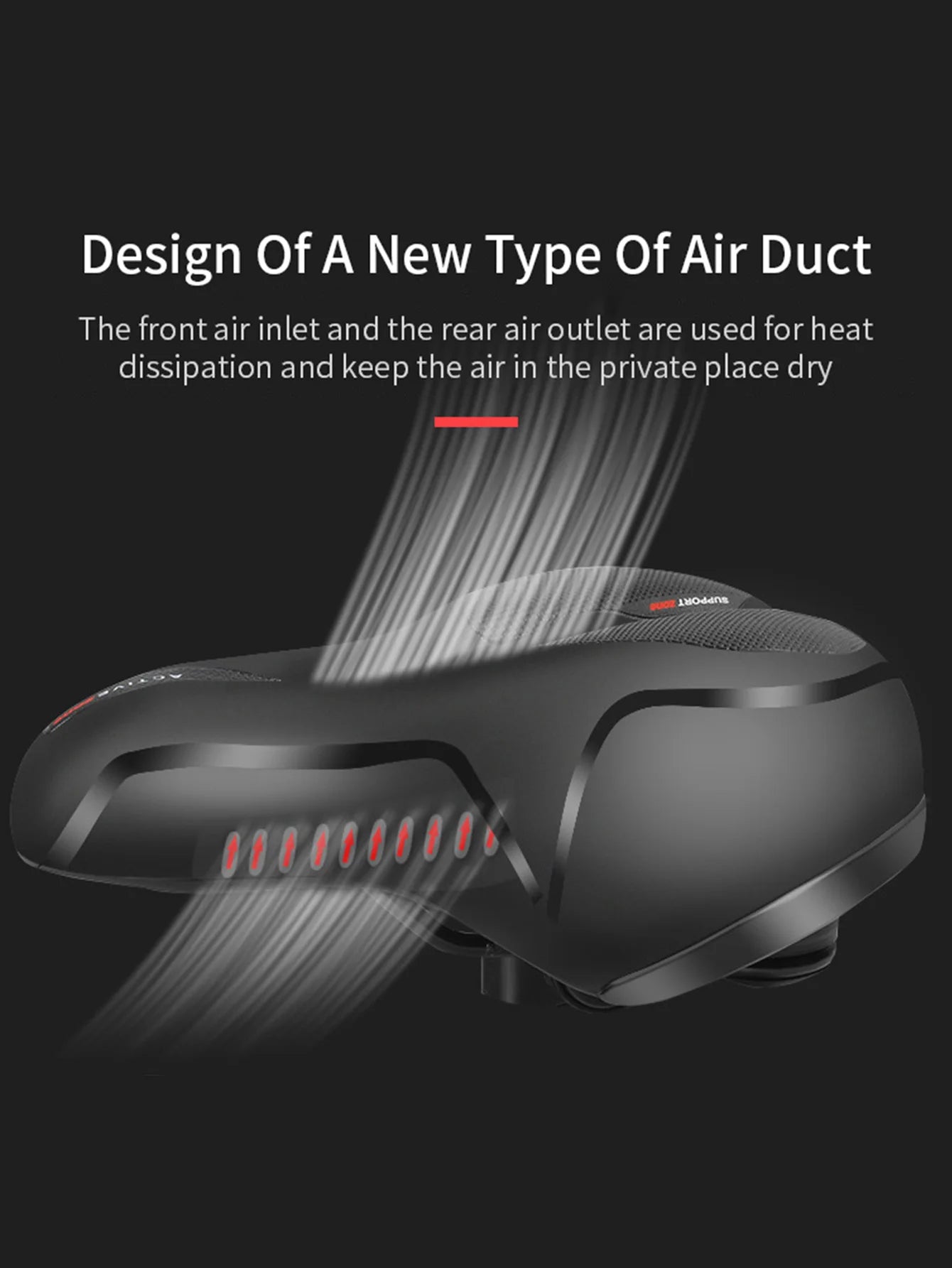 Breathable Bicycle Saddle