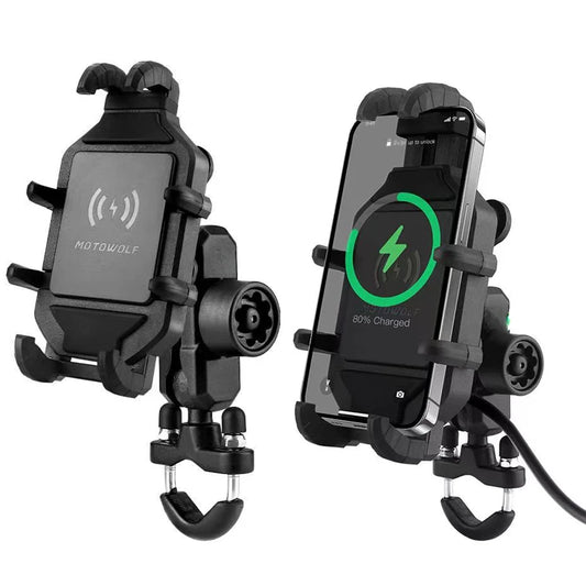 Motorcycle Wireless Charging Phone Holder