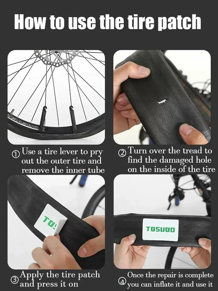 Bicycle tire patch