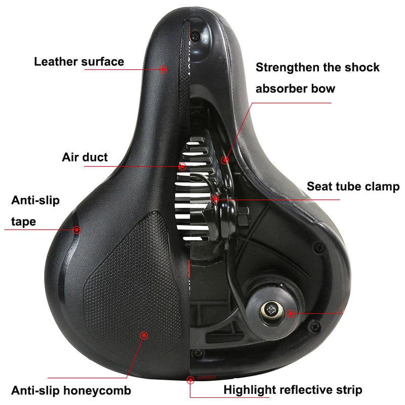 Breathable Bicycle Saddle