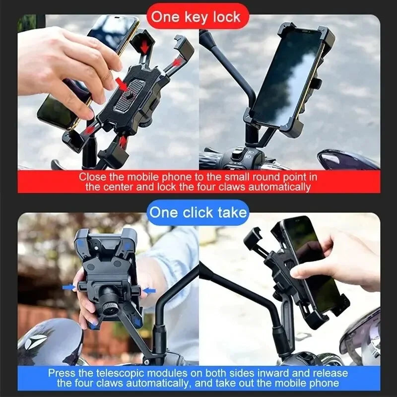 360° Rotatable Electric Bicycle Phone Holder