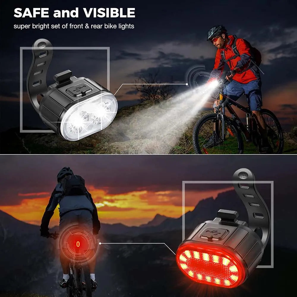 Bicycle Front and Rear Light